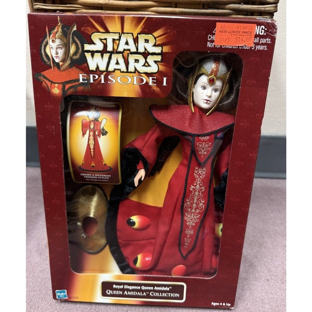 Royal Elegance Queen Amidala 12" Action Figure Star Wars Episode I 1998 Doll